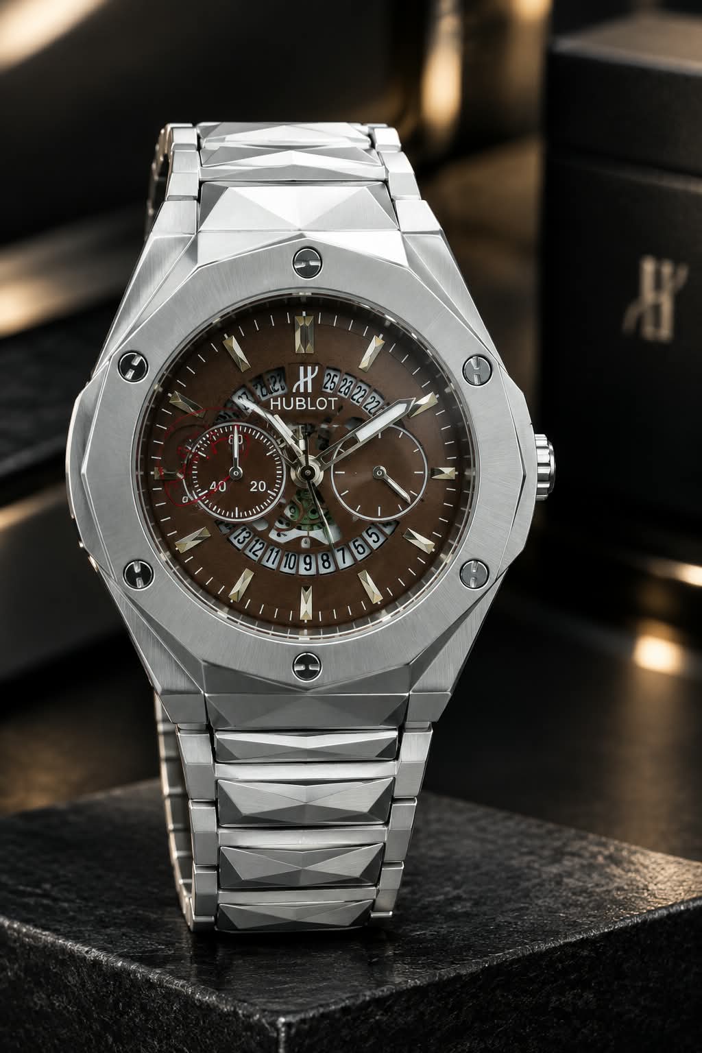 HUBLOT Premium watch with Date adjustable dial