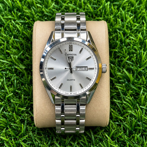 CARRERA Quartz Luxury Sliver Watch