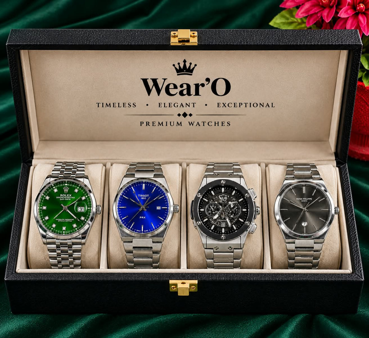 PACK OF 4 PREMIUM WATCHES