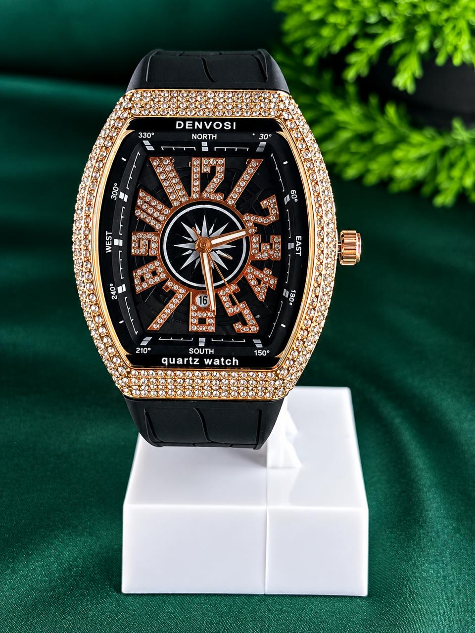 DENVOSI Green Luxury Quartz Watch