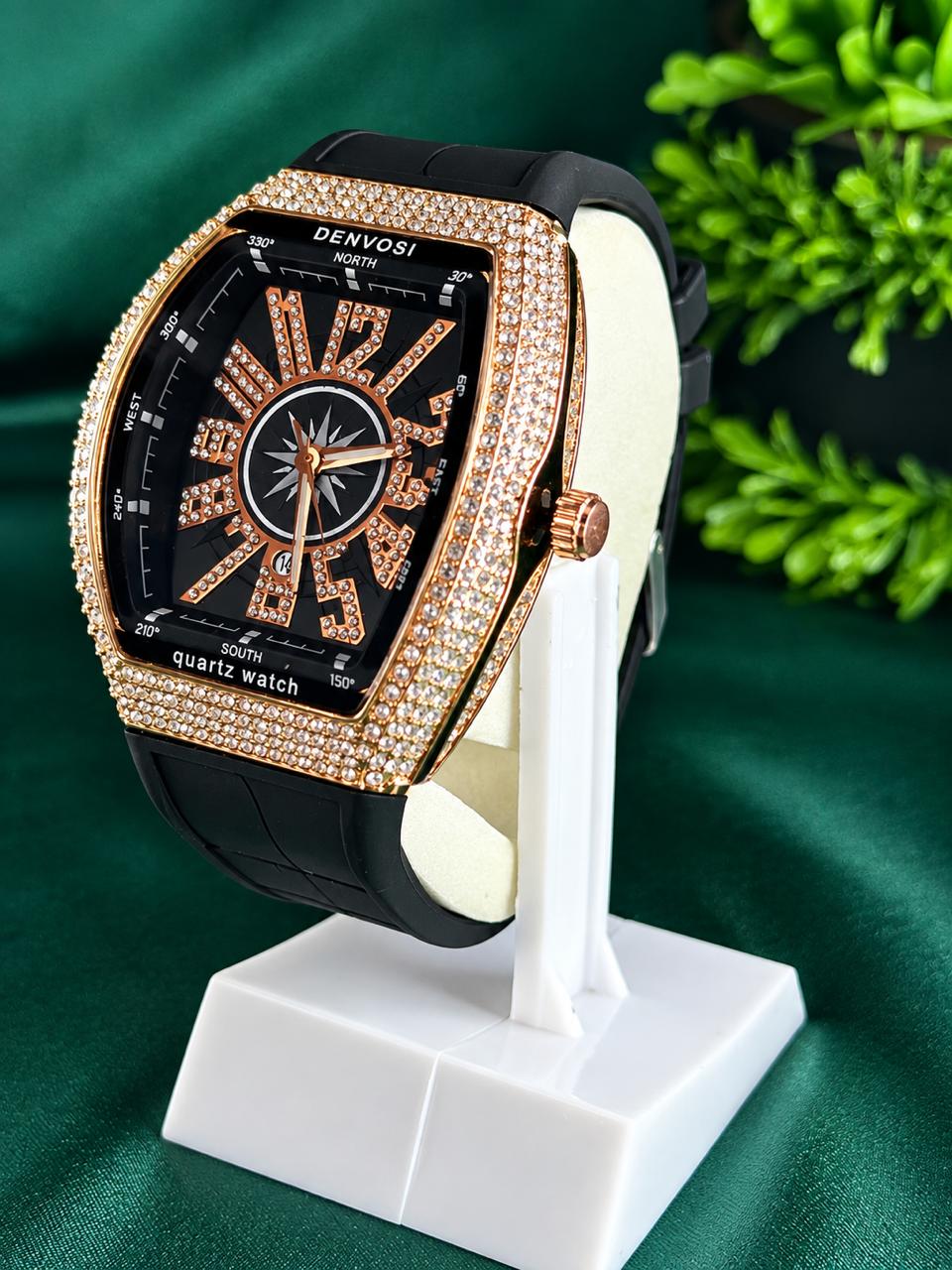 DENVOSI Green Luxury Quartz Watch