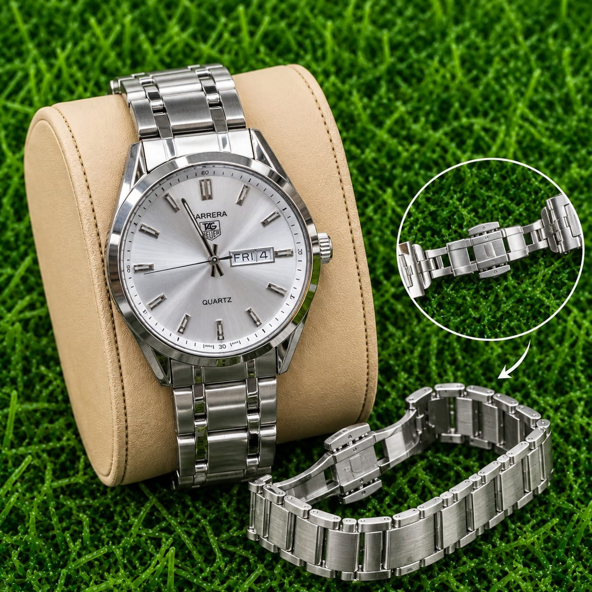 CARRERA Quartz Luxury Sliver Watch